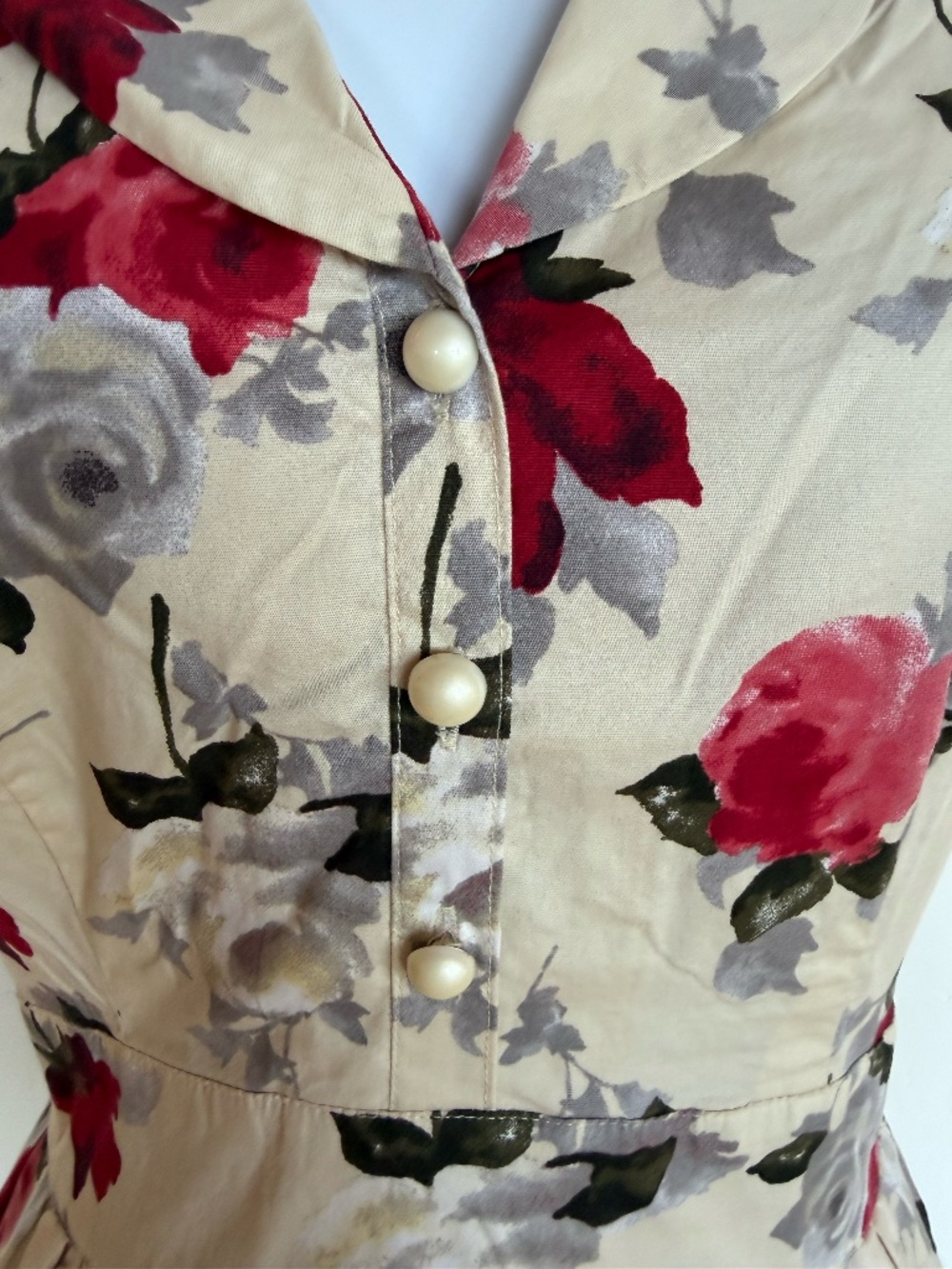 Hell Bunny Retro Vintage Dress Summer Garden Party - Picture 5 of 7
